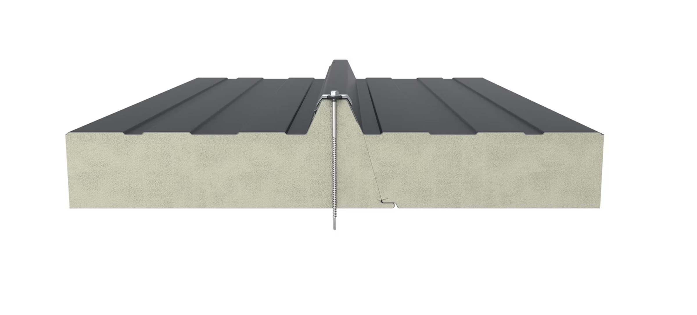 Logiccore Solar Uyumlu Dıştan Vidalı 3R-5R PUR/PIR Çatı Paneli