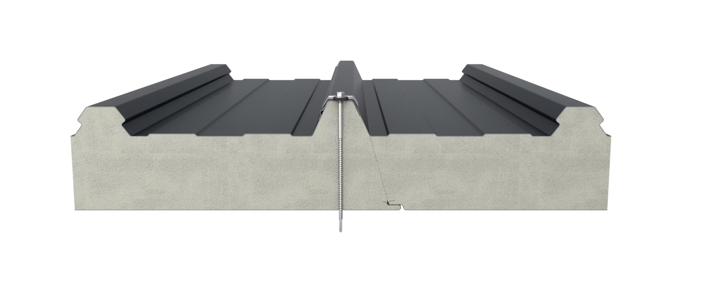 Logiccore Solar Uyumlu Dıştan Vidalı 3R-5R PUR/PIR Çatı Paneli