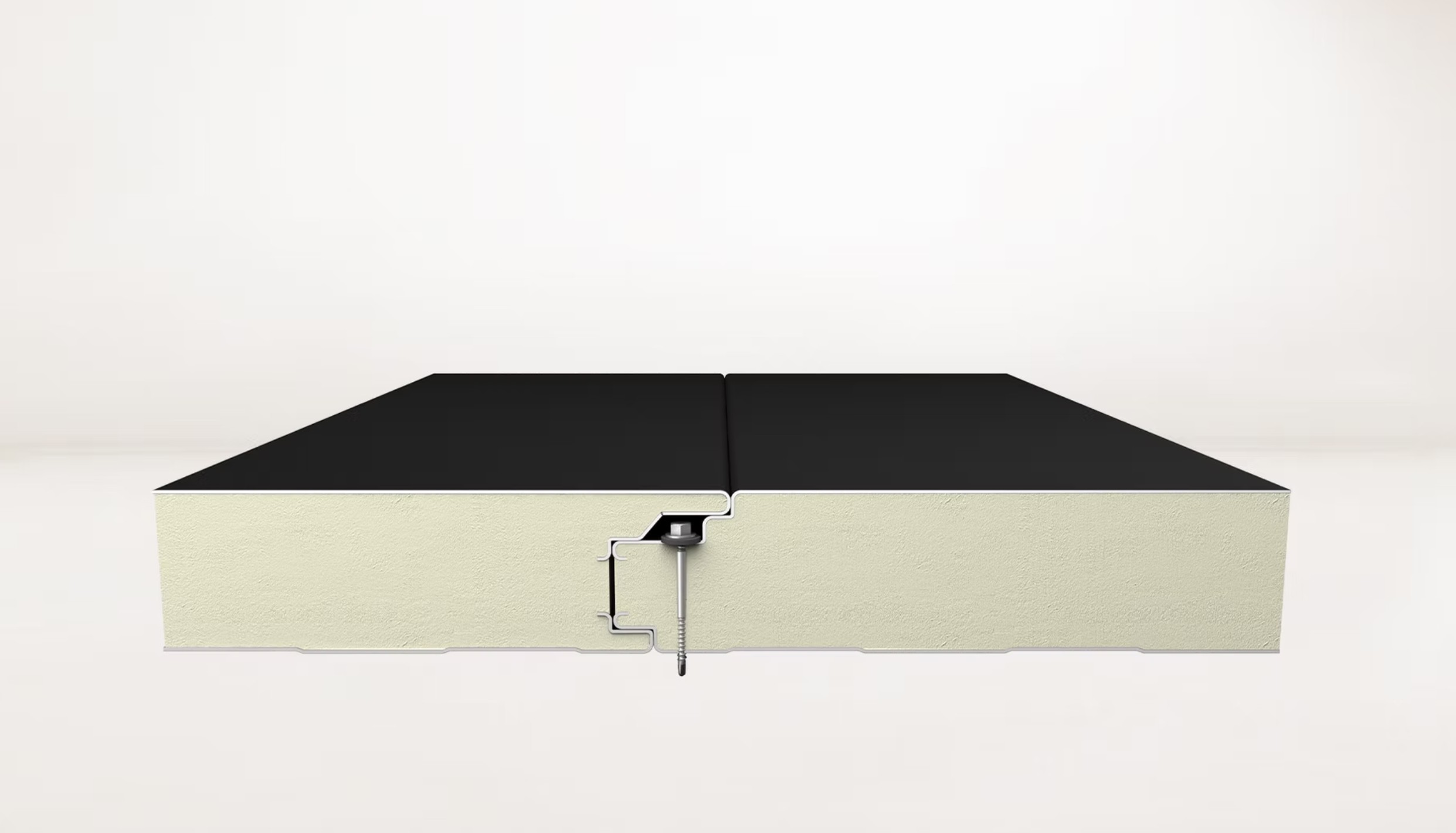 Yarı Sinüs Cephe Paneli PUR/PIR Yalıtımlı