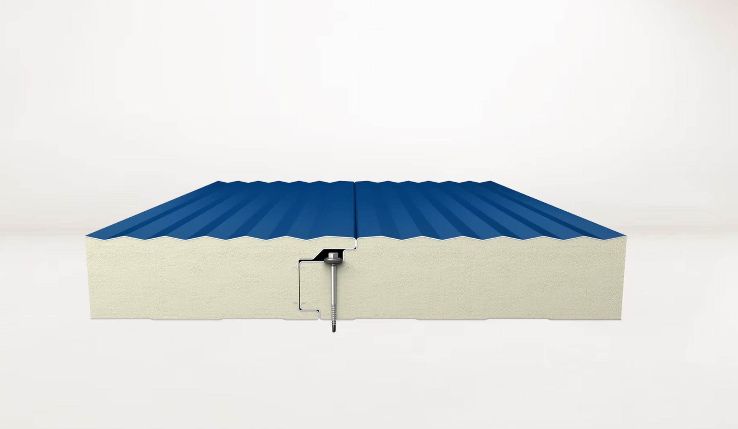 Gizli Vidalı Cephe Paneli PUR/PIR Yalıtımlı