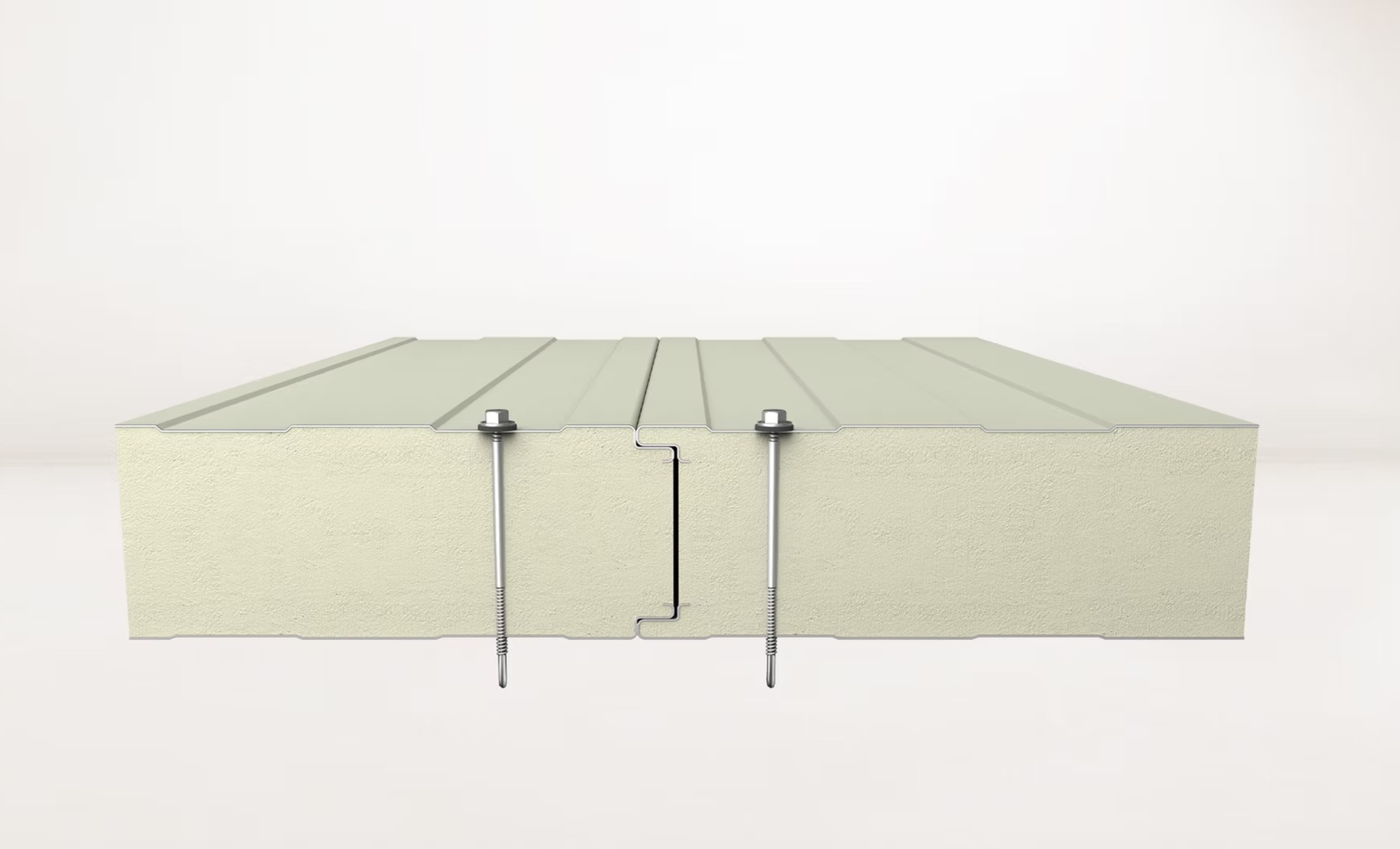 Dıştan Vidalı Cephe Paneli PUR/PIR Yalıtımlı