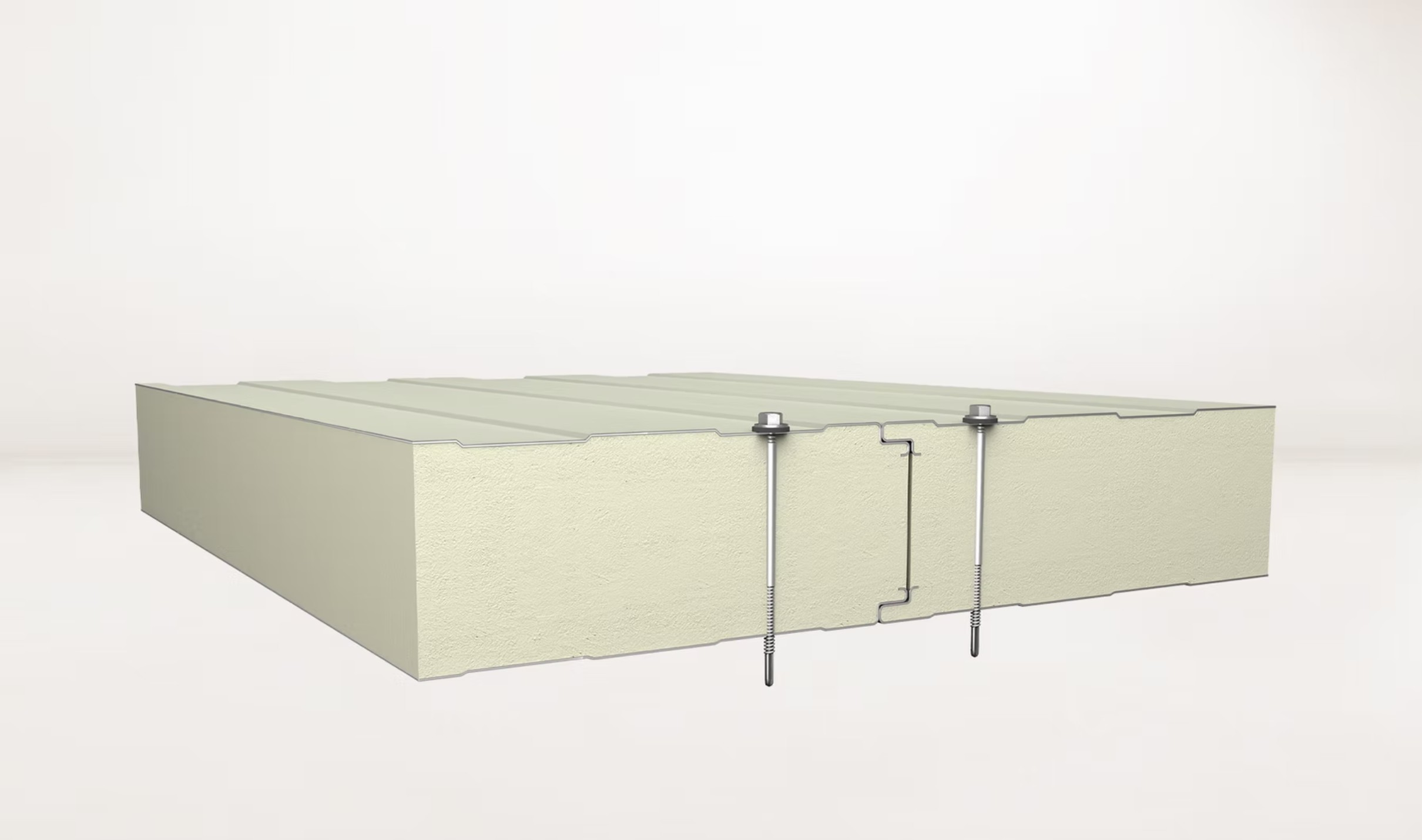 Dıştan Vidalı Cephe Paneli PUR/PIR Yalıtımlı