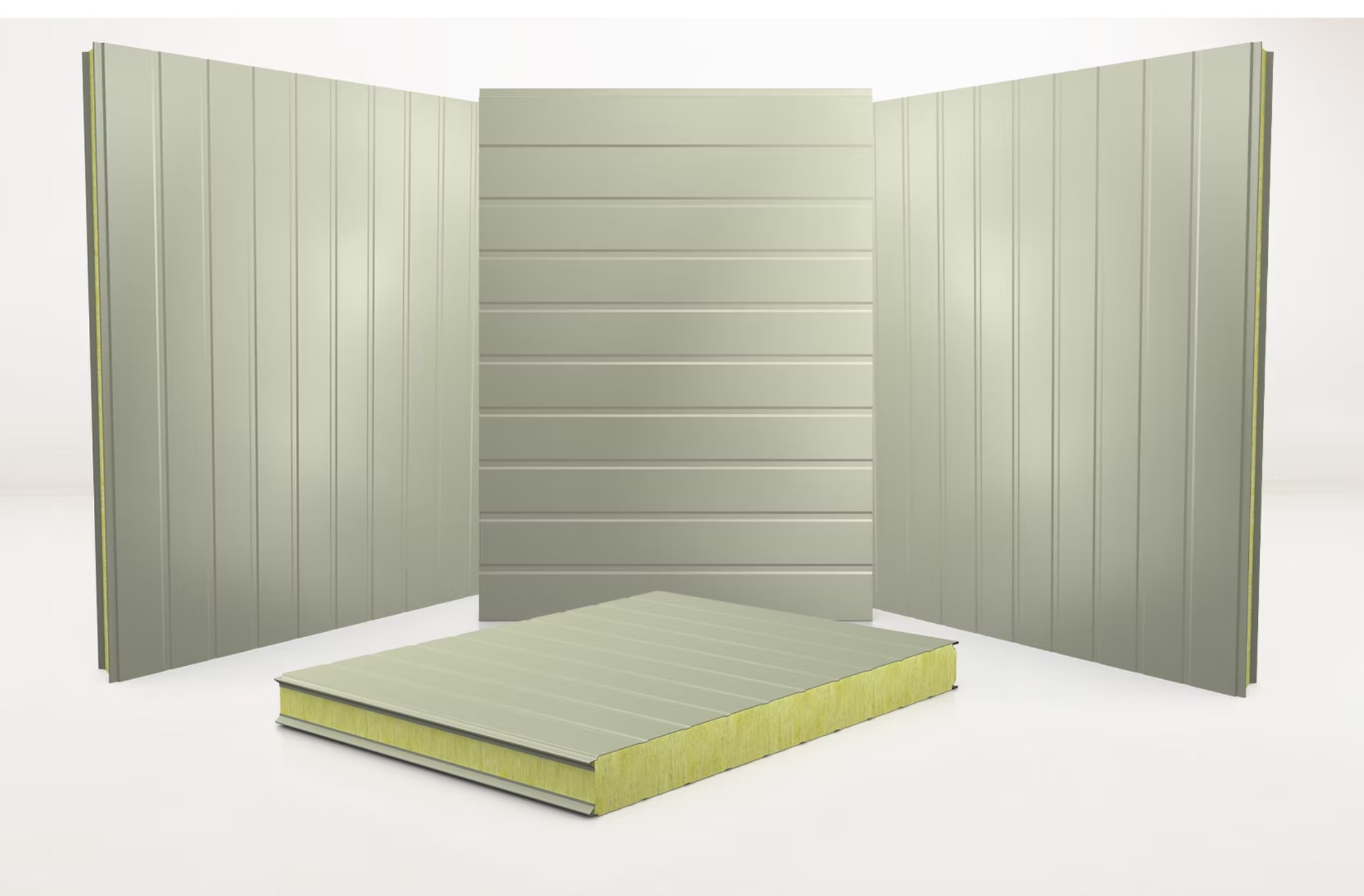 Dıştan Vidalı Cephe Paneli Taşyünü/Cam Yünü Yalıtımlı